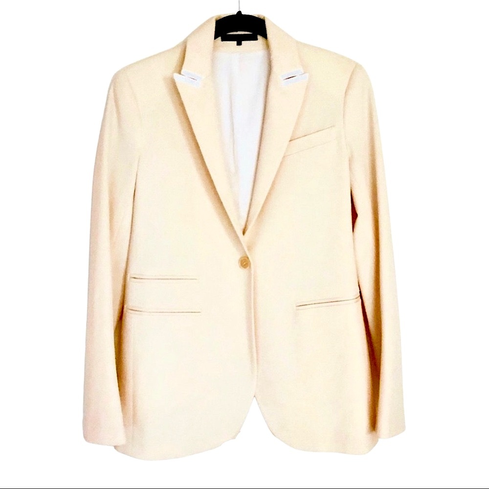 NWOT | Theory Soft Wool Blend and Satin Blazer